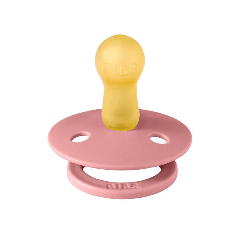 BIBS Colour Natural Rubber Pacifier Pack of 2 – Latex Size 1 Dusty Pink/Coral - Image 3